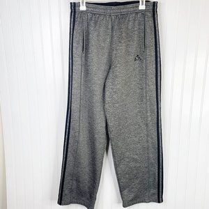 Adidas Men's Gray Side Stripe Sweatpants Size Large/Medium